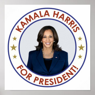 AFFICHE KAMALA HARRIS PRÉSIDENTE !