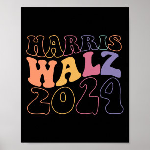 Affiche Kamala Harris Tim Walz Waltz Harris Walz Walz Walz