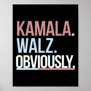 Affiche Kamala Harris Tim Wheimer Évidemment Vêtements Vot