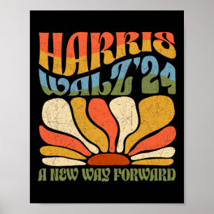 Affiche Kamala Harris Une Nouvelle Voie D'Avenir 2024 Boho