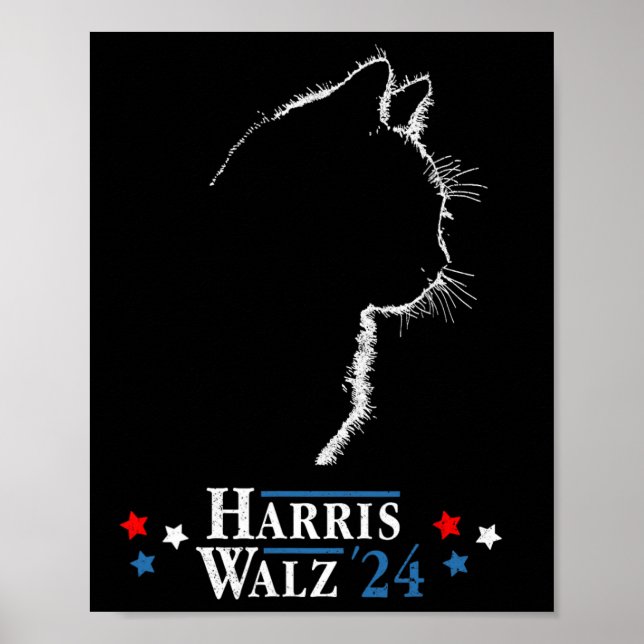 Affiche Kamala Harris Wheimer 2024 Harris Waltz Vp Preside (Devant)