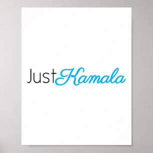 Affiche Kamala juste voter 2024 pour l'élection présidenti