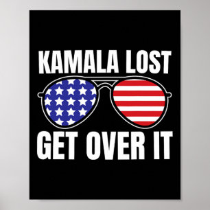 Affiche Kamala Lost S'En Remettre Drôle Trump Victory Elli