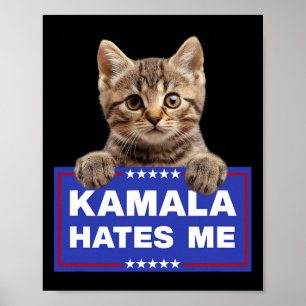 Affiche Kamala me déteste Pro-Trump 2024 Conservateur Patr