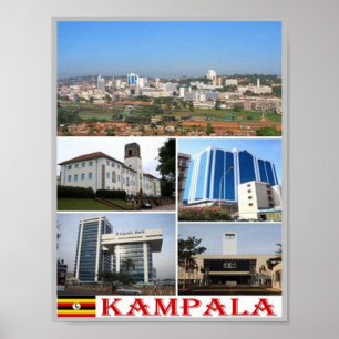 Affiche Kampala - Mosaic - Uganda -