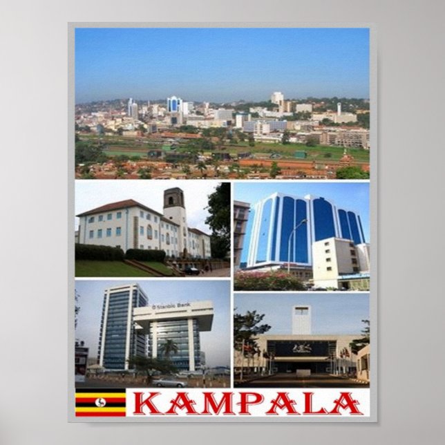 Affiche Kampala - Mosaic - Uganda - (Devant)