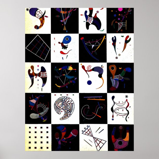 Affiche Kandinsky - 4x5=20, (Devant)