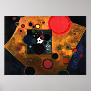 Affiche Kandinsky - Accent sur le Rose