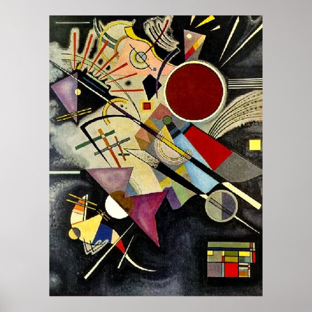 Affiche Kandinsky - Accompagnement Noir (Devant)