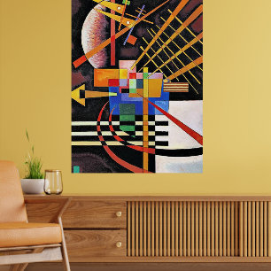 Affiche Kandinsky - Au-dessus et à gauche,