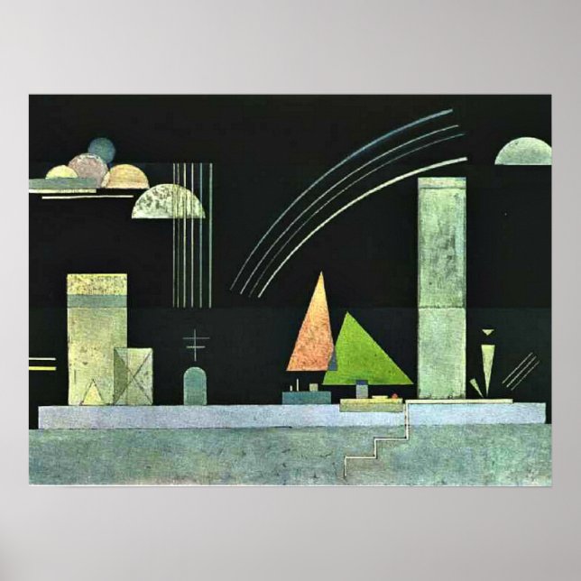 Affiche Kandinsky — Au repos (Devant)