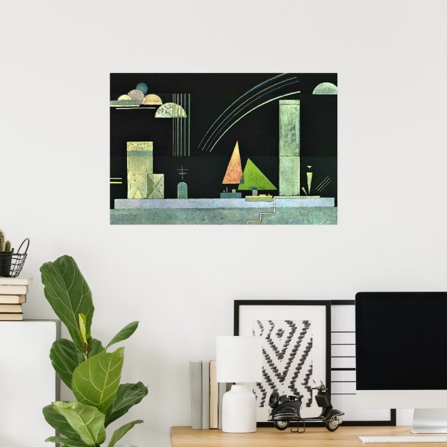 Affiche Kandinsky - Au Repos (Bureau à domicile)