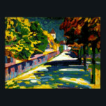 Affiche Kandinsky - Automne en Bavière<br><div class="desc">Automne en Bavière,  tableau de Wassily Kandinsky. Cette oeuvre est du domaine public dans son pays d'origine et dans d'autres pays et domaines où la durée du droit d'auteur est la vie de l'auteur plus 70 ans ou moins</div>
