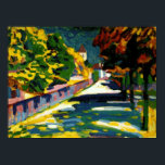 Affiche Kandinsky - Automne en Bavière<br><div class="desc">Automne en Bavière,  tableau de Wassily Kandinsky. Cette oeuvre est du domaine public dans son pays d'origine et dans d'autres pays et domaines où la durée du droit d'auteur est la vie de l'auteur plus 70 ans ou moins</div>