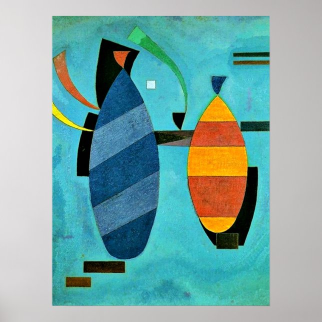 Affiche Kandinsky - Both Striped (Devant)