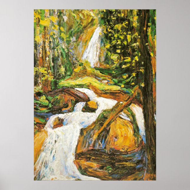 Affiche Kandinsky - Cascade de Kochel I (Devant)