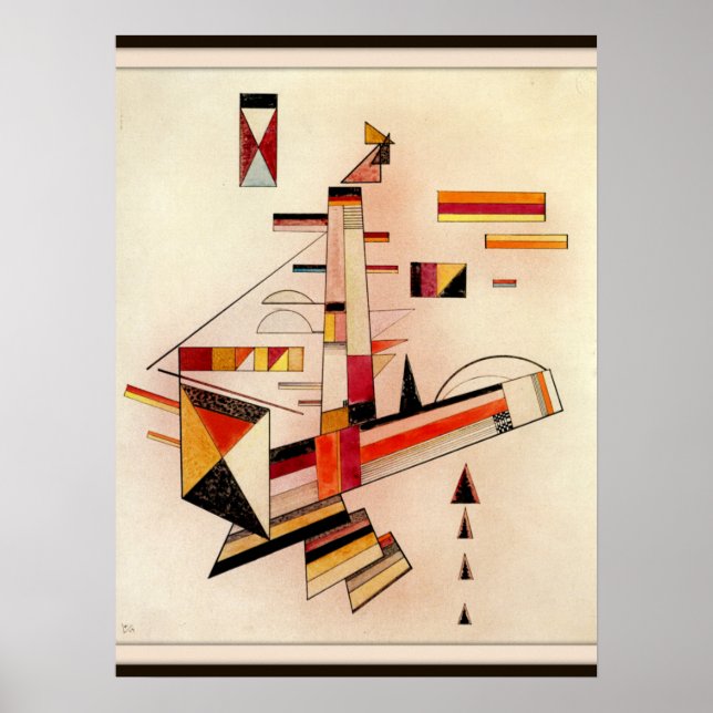 Affiche Kandinsky - Certainement, l'art abstrait, (Devant)