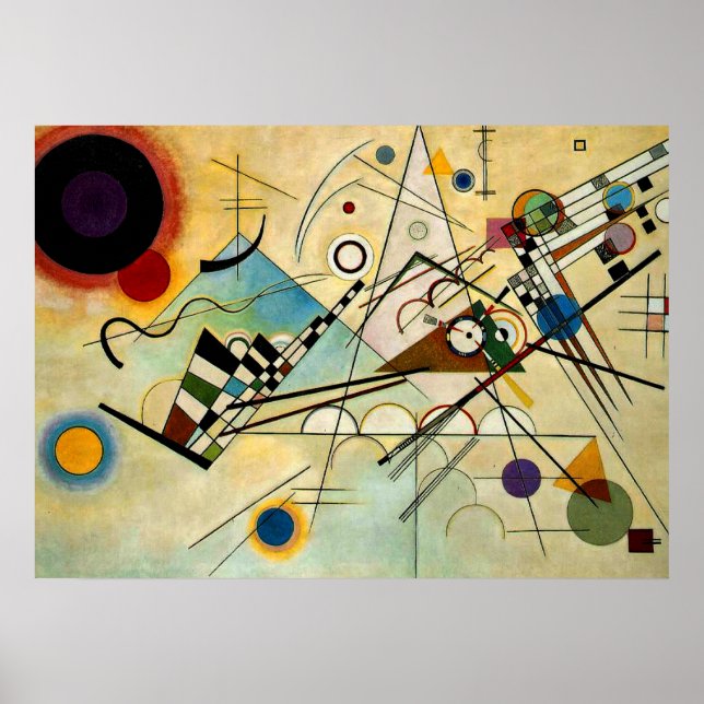 Affiche Kandinsky - Composition VIII (Devant)