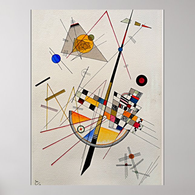 Affiche Kandinsky - Délicate tension (Devant)
