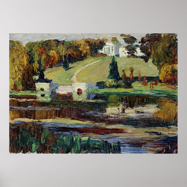 Affiche Kandinsky - Esquisse pour Achtyrka-automne (Devant)