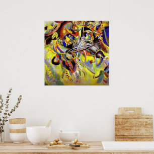 Affiche Kandinsky - Fugue, peinture abstraite,