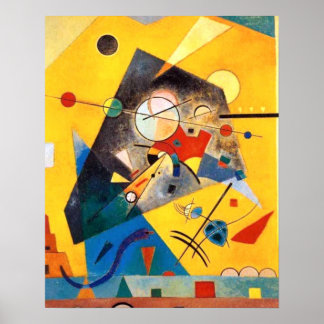 Affiche Kandinsky Harmonie calme Art Abstrait