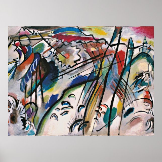 Affiche Kandinsky - Improvisation (Devant)