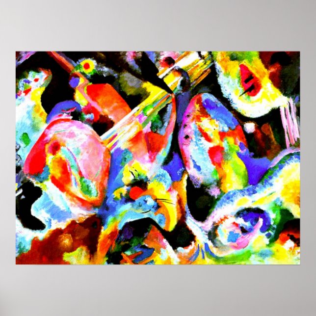 Affiche Kandinsky - Improvisation d'inondation (Devant)