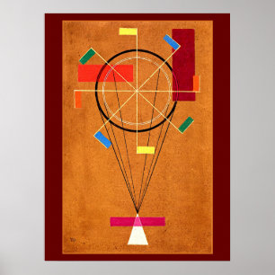 Affiche Kandinsky - Jolly, peinture abstraite,