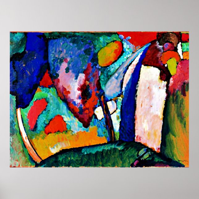 Affiche Kandinsky - La cascade, (Devant)