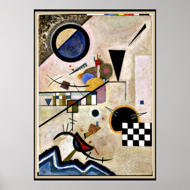 Affiche Kandinsky - Les accords s'opposent (Devant)