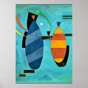 Affiche Kandinsky - Les deux rayés
