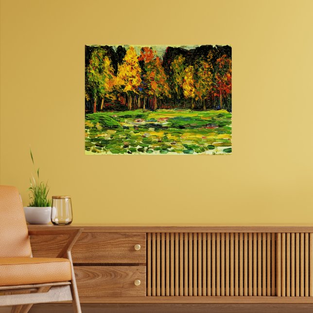 Affiche Kandinsky - Lisière de la forêt, (Salon 2)