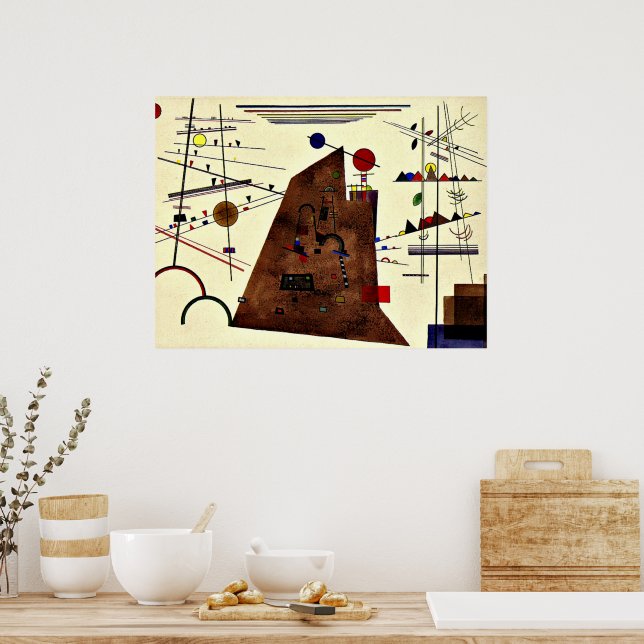 Affiche Kandinsky - Lourd entre Lumière (Cuisine)