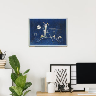 Affiche Kandinsky - Œuvre d'art fragile et abstraite,