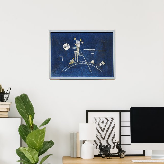Affiche Kandinsky - Œuvre d'art fragile et abstraite, (Bureau à domicile)