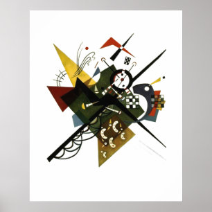 Affiche Kandinsky On White II - Art Expressionniste Abstra