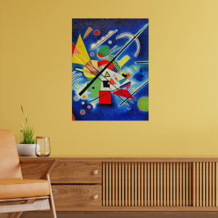 Affiche Kandinsky - Peinture Bleue