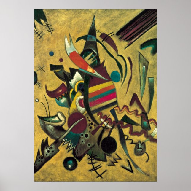 Affiche Kandinsky Points Peinture en toile Abstraite (Devant)