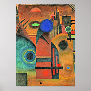 Affiche Kandinsky - Silence Brown