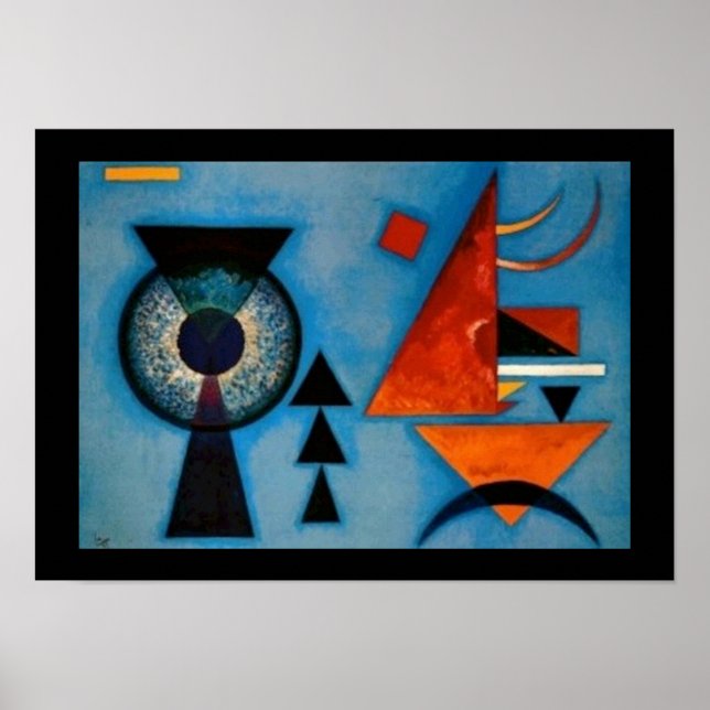 Affiche Kandinsky Soft Hard Abstrait (Devant)