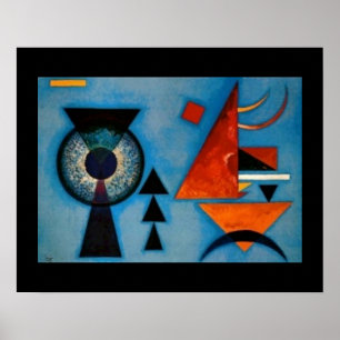 Affiche Kandinsky Soft Hard Abstrait
