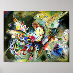 Affiche Kandinsky - Troubled, coloré abstrait