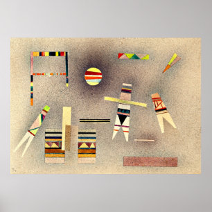 Affiche Kandinsky - Vol, peinture célèbre,