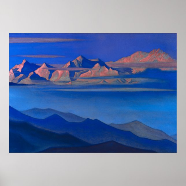 Affiche Kangchenjunga, 1944 par Nicholas Roerich (Devant)