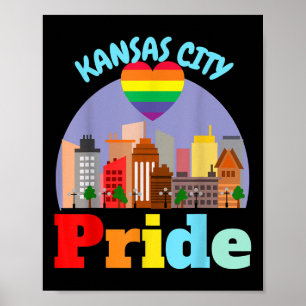 Affiche Kansas City Gay pride Lgbtqia Missouri Kc Mo Lesbi