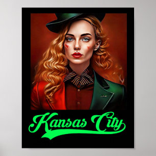 Affiche Kansas City Irish Parade Green Beer Barbecue Taili
