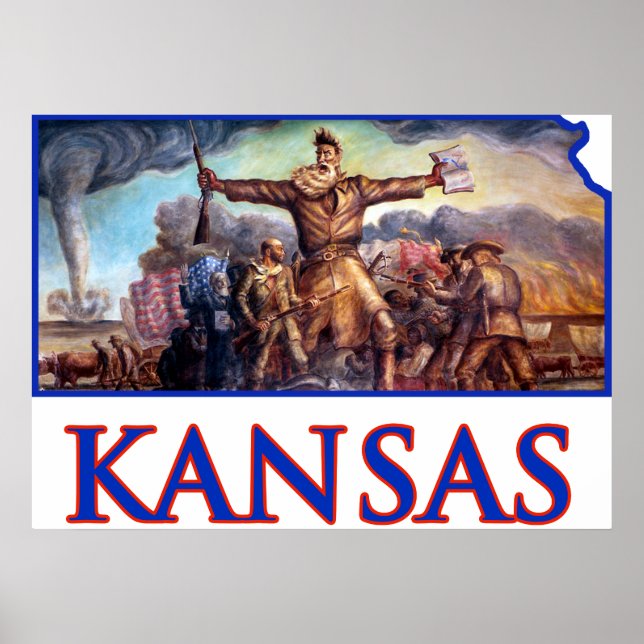 Affiche Kansas et John Brown dans le prélude tragique (Devant)