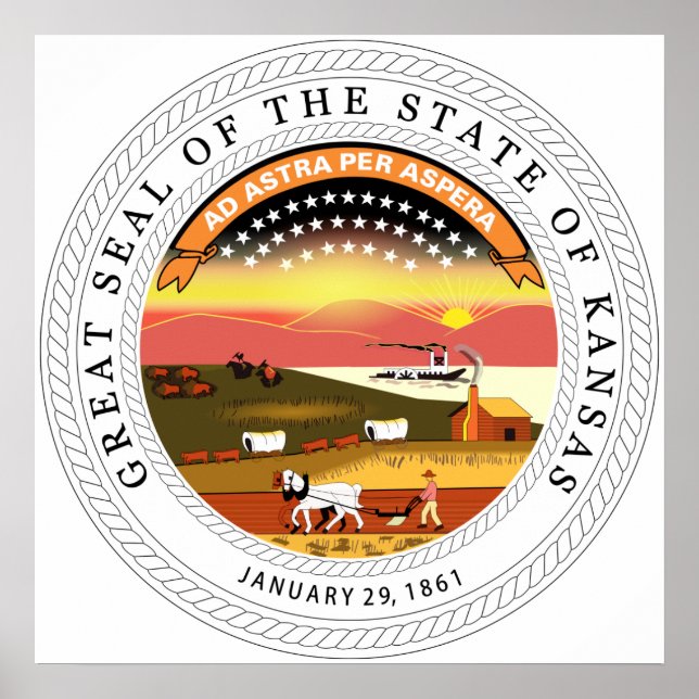 Affiche Kansas, USA (Devant)