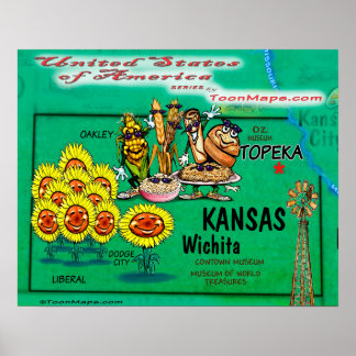 Affiche Kansas USA
